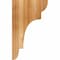 Ekena Millwork New Brighton Rough Sawn Corbel, Western Red Cedar, 6"W x 12"D x 20"H COR06X12X20NEB00RWR - alternate 2